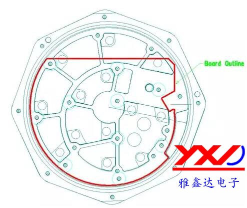 图 2：在本示例中，必须根据特定的机械规范设计 PCB，以便其能放入防爆容器中