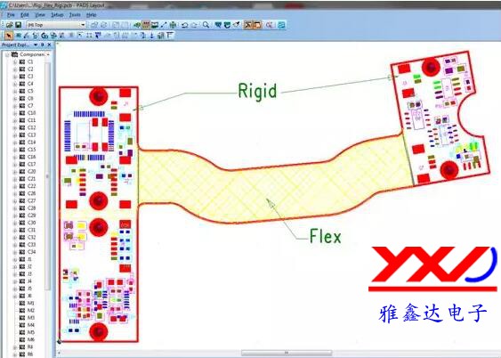 图 4：刚性/柔性电路板允许最大限度地利用可用空间